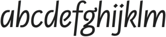 Kukulkan Sans Italic otf (400) Font LOWERCASE