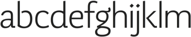 Kukulkan Sans Light otf (300) Font LOWERCASE