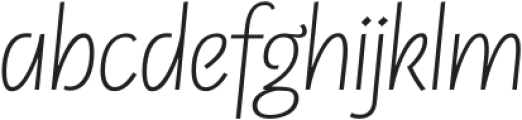 Kukulkan Sans Thin It otf (100) Font LOWERCASE