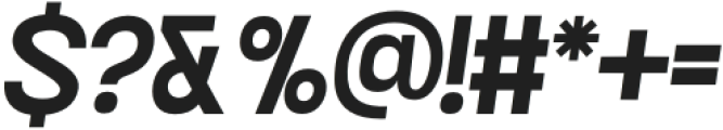 Kulture Grotesk Medium Italic otf (500) Font OTHER CHARS