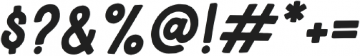 Kumbaya Bold Italic otf (700) Font OTHER CHARS