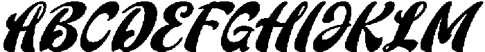Kungfu Flame Italic otf (400) Font UPPERCASE