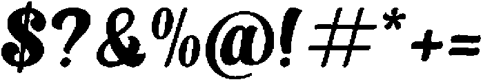 Kungfu Flame otf (400) Font OTHER CHARS
