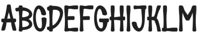 Kunsonu Regular otf (400) Font UPPERCASE