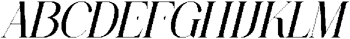 Kuriyos Italic otf (400) Font UPPERCASE