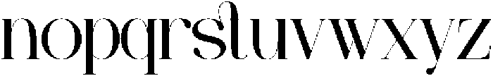 Kuriyos otf (400) Font LOWERCASE