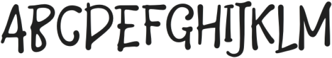 Kuroga-Regular otf (400) Font UPPERCASE