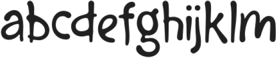 Kuroga-Regular otf (400) Font LOWERCASE