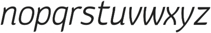 Kurstiva Light Italic otf (300) Font LOWERCASE