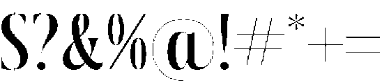 Kushers otf (400) Font OTHER CHARS