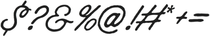 Kustom Machina Script otf (400) Font OTHER CHARS