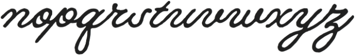 Kustom Machina Script otf (400) Font LOWERCASE