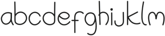 Kusyiro Regular otf (400) Font LOWERCASE