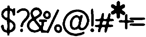Kutani ttf (400) Font OTHER CHARS