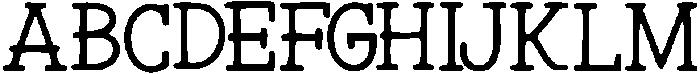 Kutani ttf (400) Font UPPERCASE