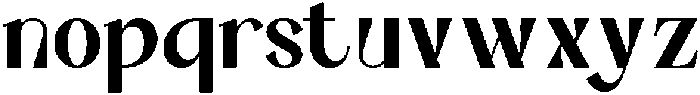 Kutenh otf (400) Font LOWERCASE