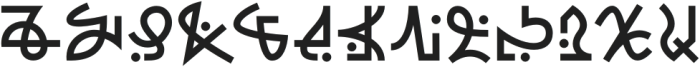 Kuzconian Bold otf (700) Font LOWERCASE