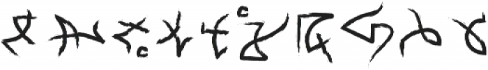 Kuzconian Scribble otf (400) Font OTHER CHARS