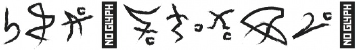 Kuzconian Scribble otf (400) Font OTHER CHARS