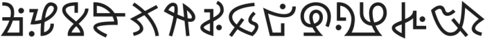 Kuzconian SemiBold otf (600) Font LOWERCASE