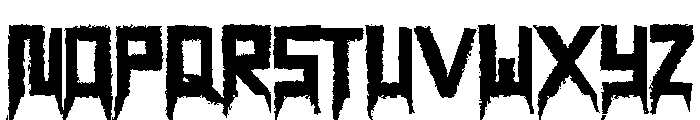 KUNTILANAK Font UPPERCASE