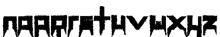 KUNTILANAK Font LOWERCASE