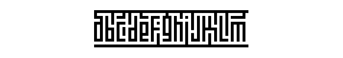 Kufication Root Font LOWERCASE