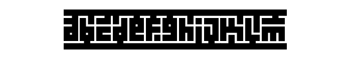Kuficology Root Font LOWERCASE