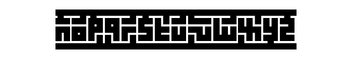 Kuficology Root Font LOWERCASE
