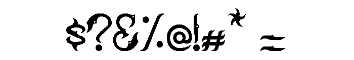 Kujang Font OTHER CHARS