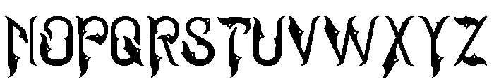 Kujang Font UPPERCASE