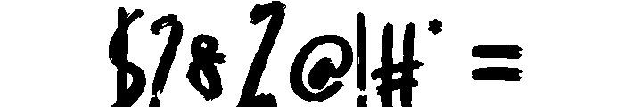 Kulisha Font OTHER CHARS