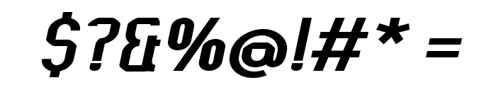 Kumba Expanded Italic Font OTHER CHARS