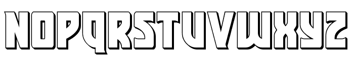 Kung-Fu Master 3D Font LOWERCASE