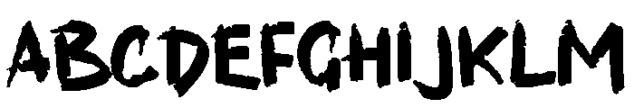 Kurang Lebih Font UPPERCASE