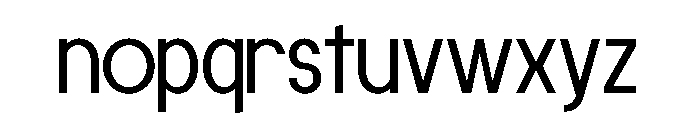 Kurcley Font LOWERCASE
