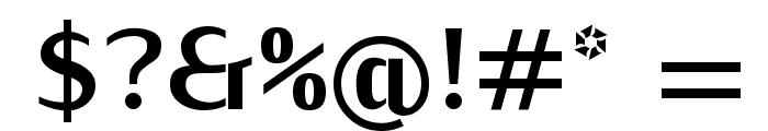 KurierCondHeavy-Regular Font OTHER CHARS