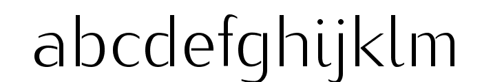 KurierLight-Regular Font LOWERCASE
