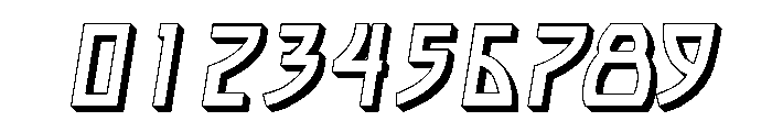 Kurosawa 3D Italic Font OTHER CHARS