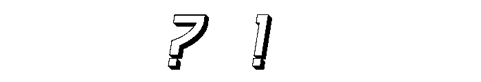 Kurosawa 3D Italic Font OTHER CHARS