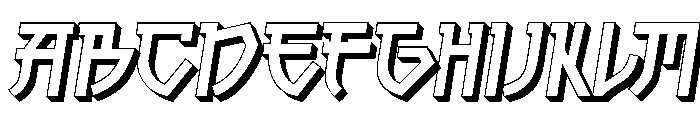Kurosawa 3D Italic FONT