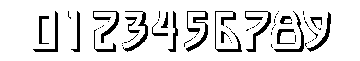 Kurosawa 3D Regular Font OTHER CHARS