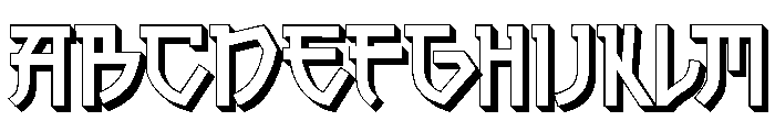 Kurosawa 3D Regular FONT