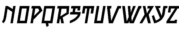 Kurosawa Italic Font LOWERCASE