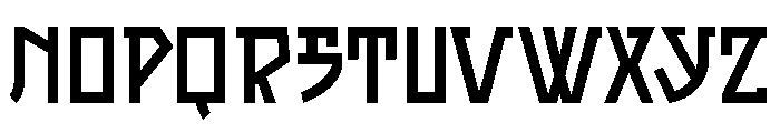 Kurosawa Regular Font UPPERCASE