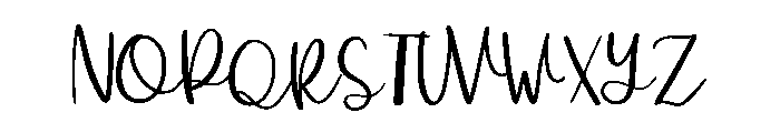 Kursive Regular Font UPPERCASE