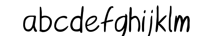 KurzetsType Regular Font LOWERCASE