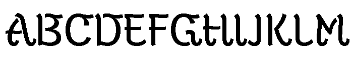 Kutai Trial Regular Font UPPERCASE