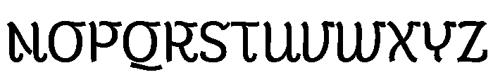 Kutai Trial Regular Font UPPERCASE