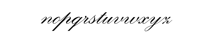 KuenstlerScriptLTStd-2Bold Font LOWERCASE